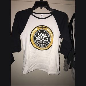 Soul rebels baseball tee